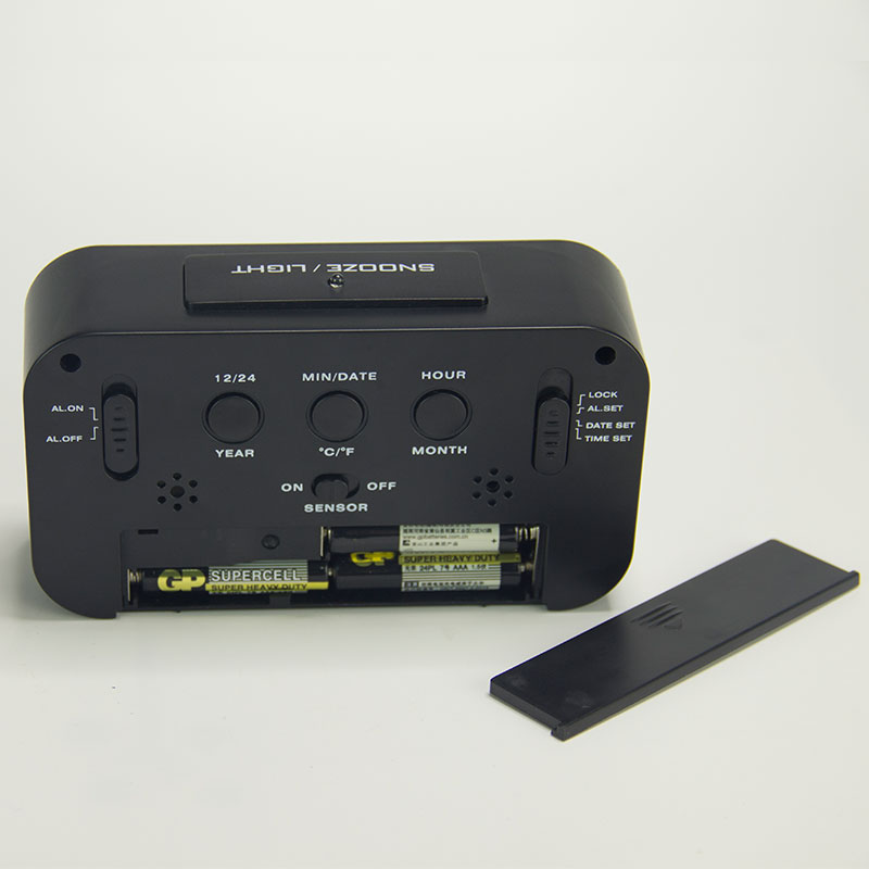 Horloge Numérique LCD Réveil pour Bureau et table — miniature 2