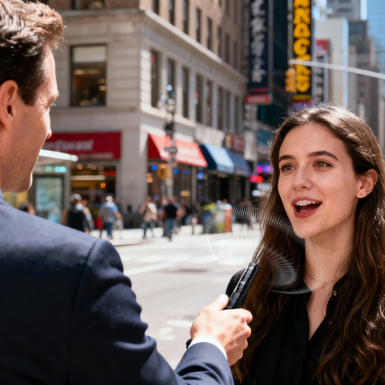 QY99 Wireless Lavalier Microphone — vue 2