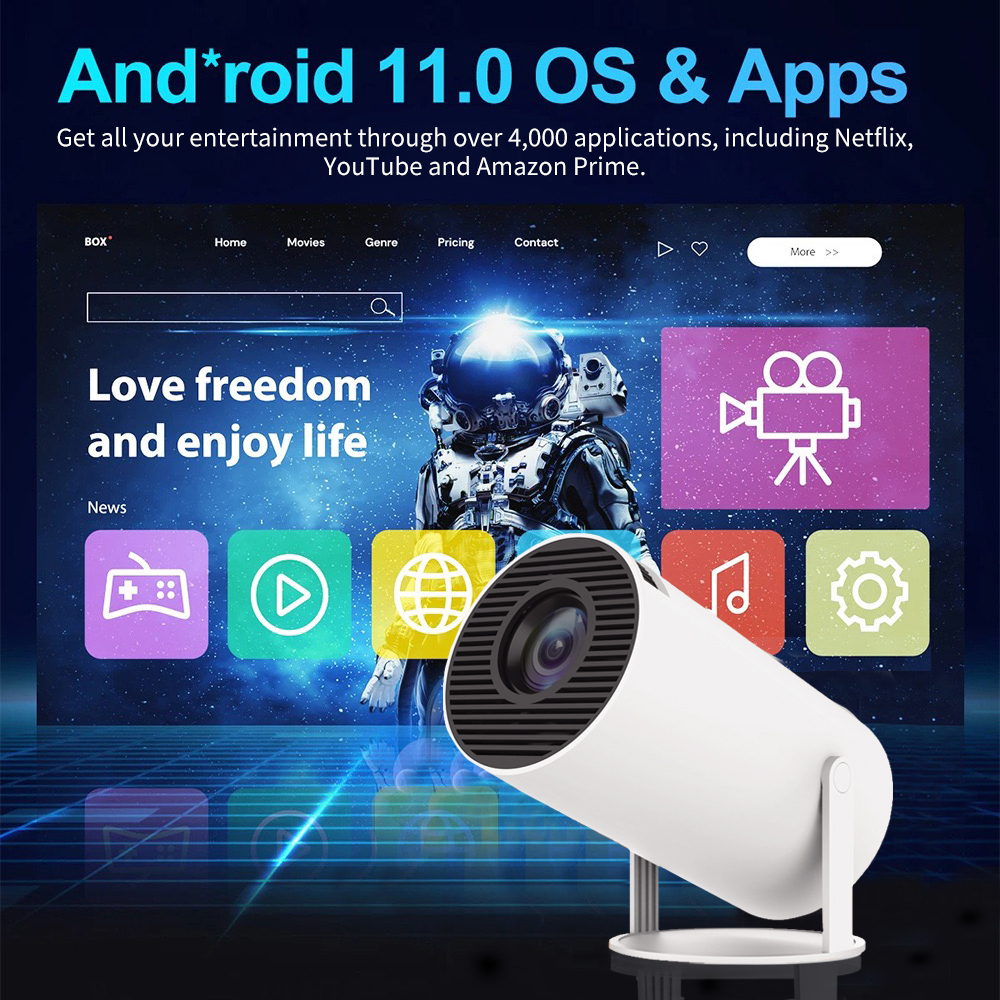 Vidéo projecteur HY300Max - Game Projector — vue 2