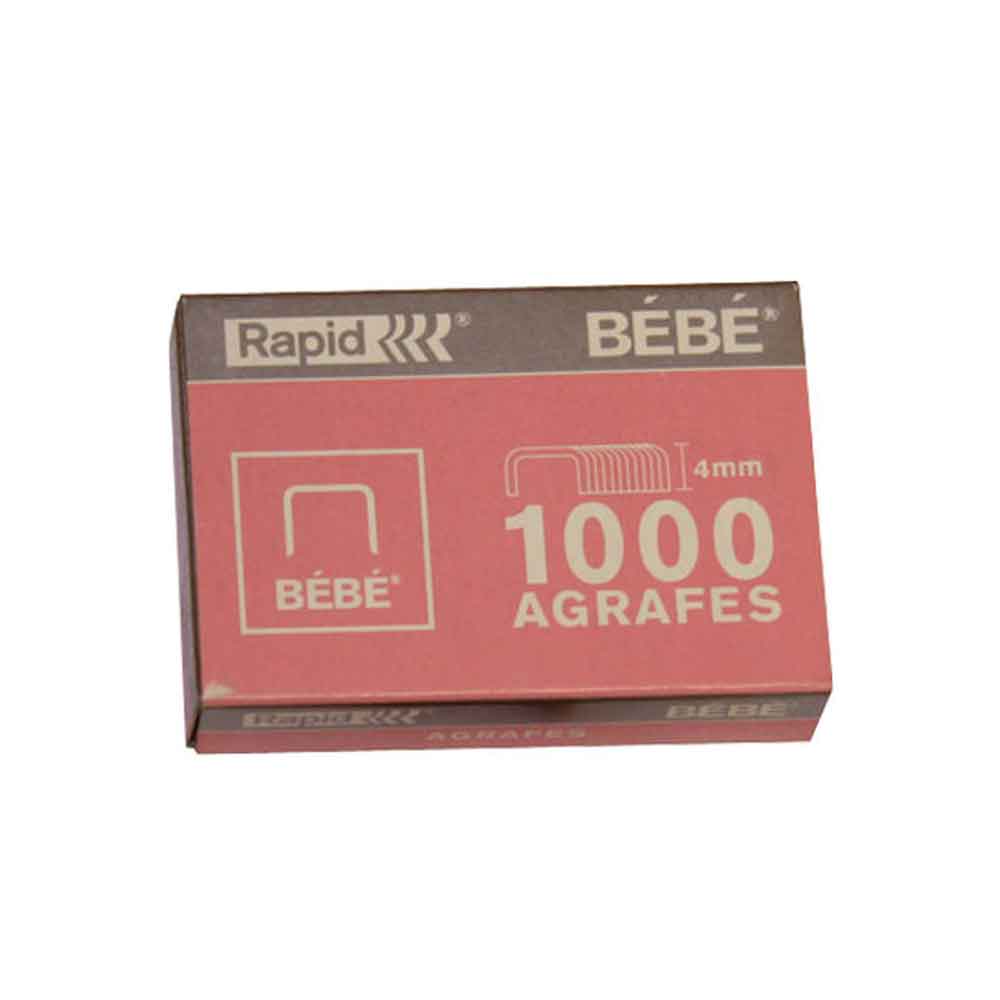 Charge agrafe 4 mm - Paquet de 1000 agrafes