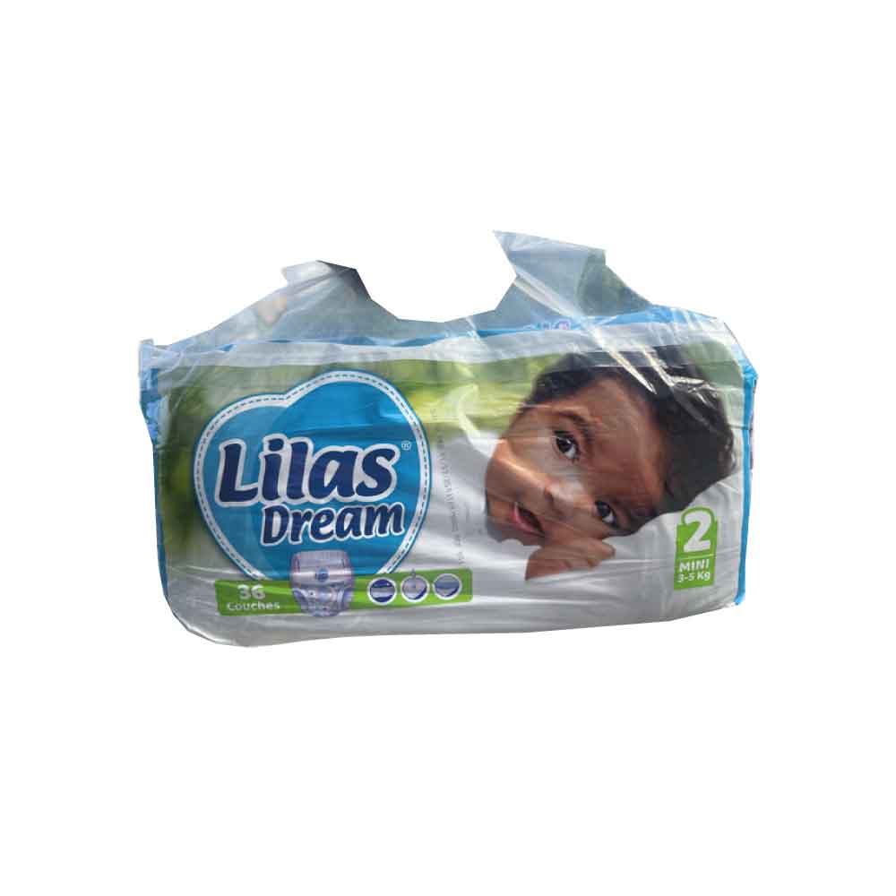 Couche Bébé taille 2 - Lilas Dream MINI 3 à 5kg
