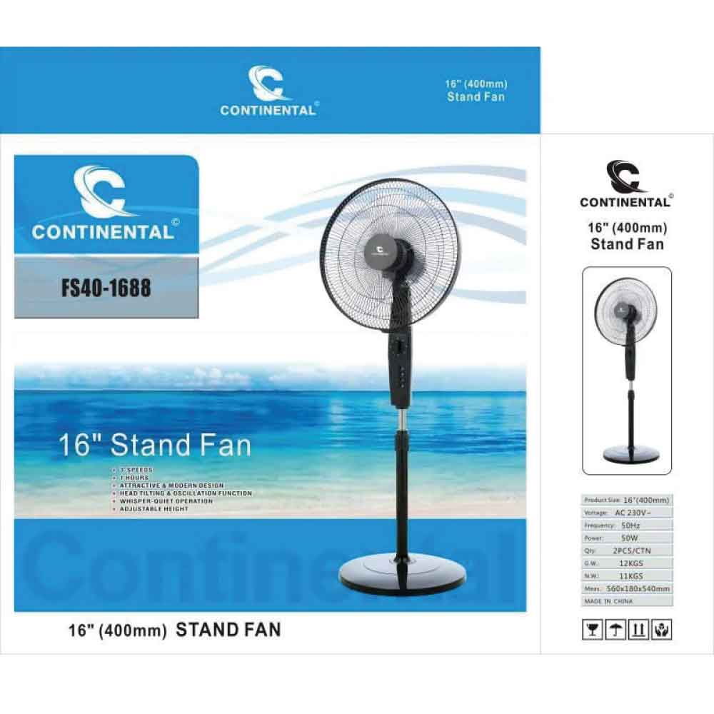 Ventilateur Continental sur pied 16pouces FS40-1688