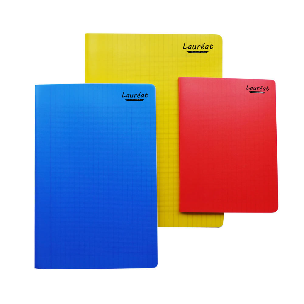 Cahier 200pages couverture plastique Prestiqe - 17x22cm
