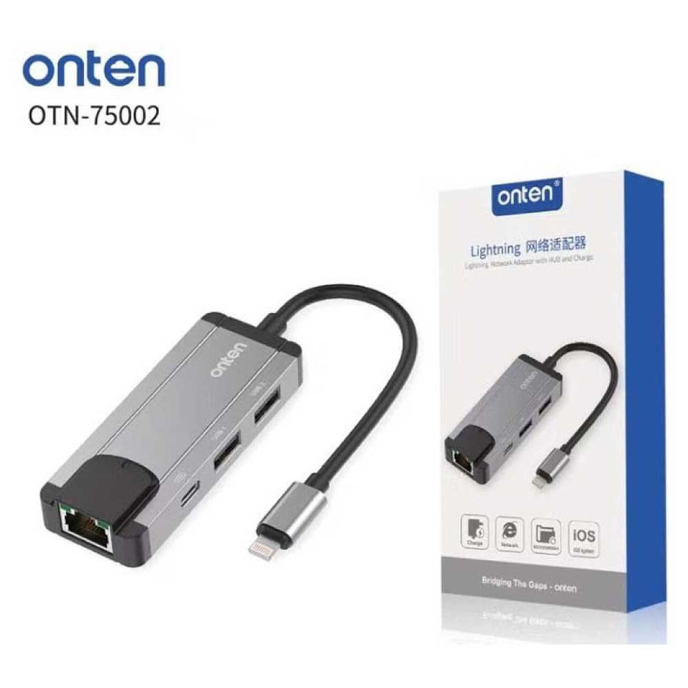 Adaptateur réseau iphone - Hub Usb - Onten 75002