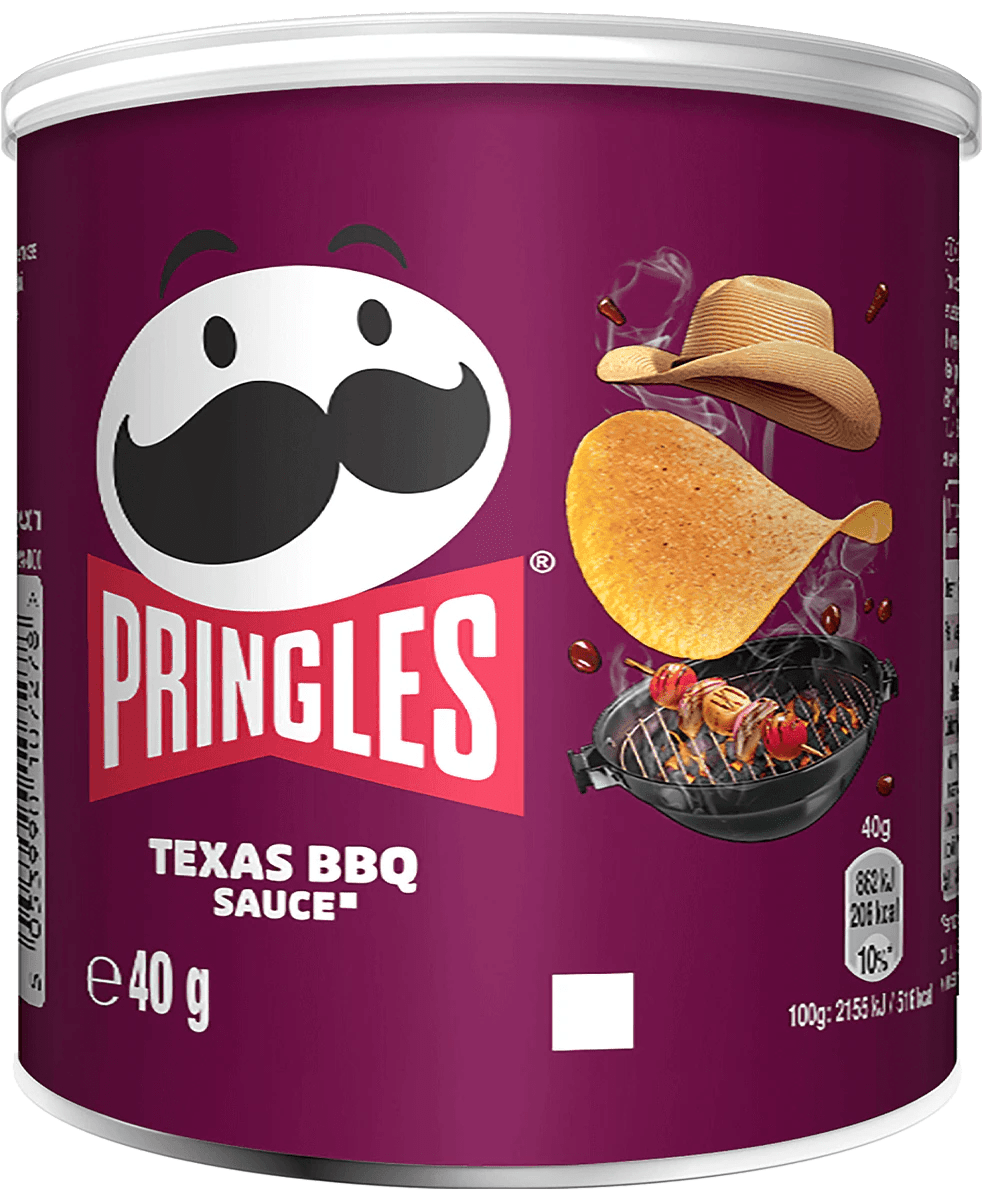 Pringles Salé Goût Sauce Texas BBQ 40gr