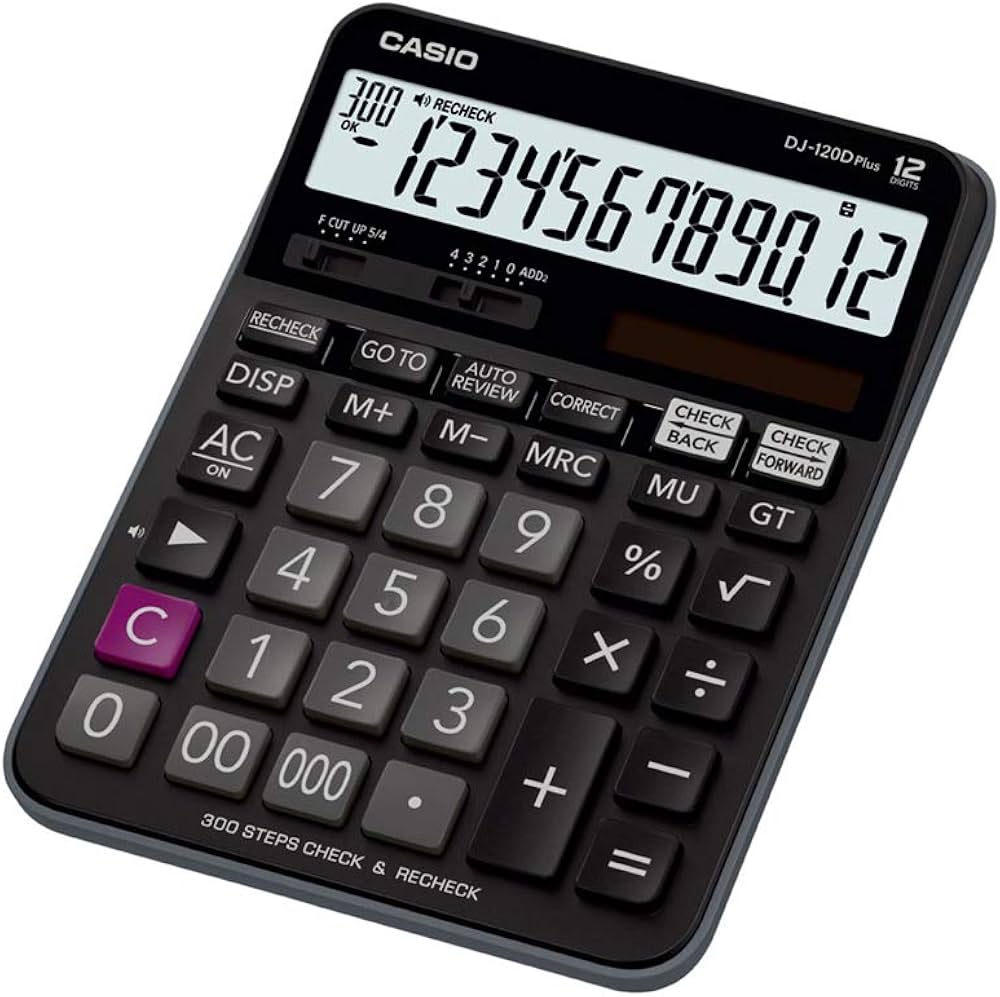 Calculatrice commercial Casio DJ-120D Plus