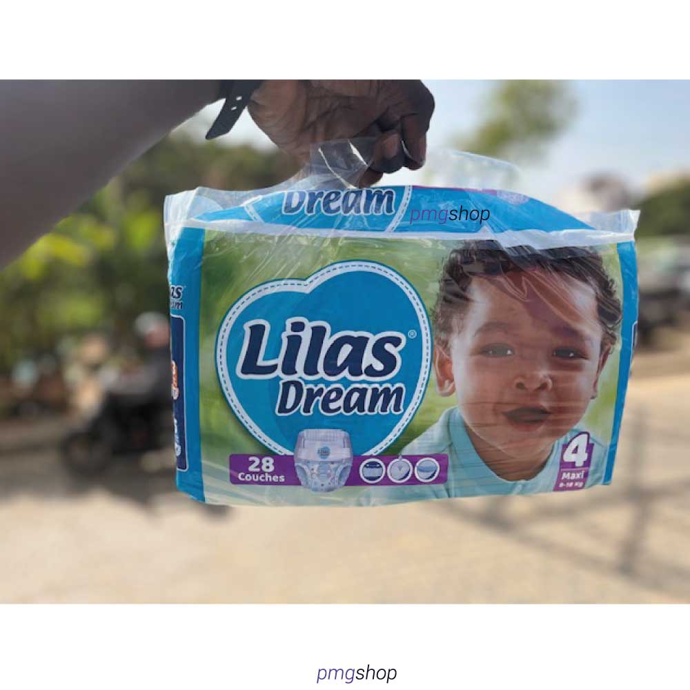Couche bébé lilas taille 4 Maxi 9 à 18kg