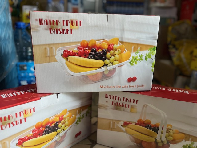 Panier Plastique transparent rangement fruits