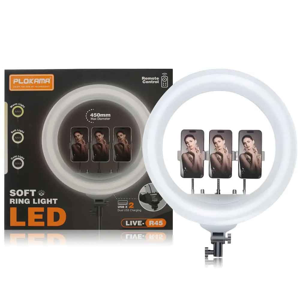 Ring light Plokama Live R45