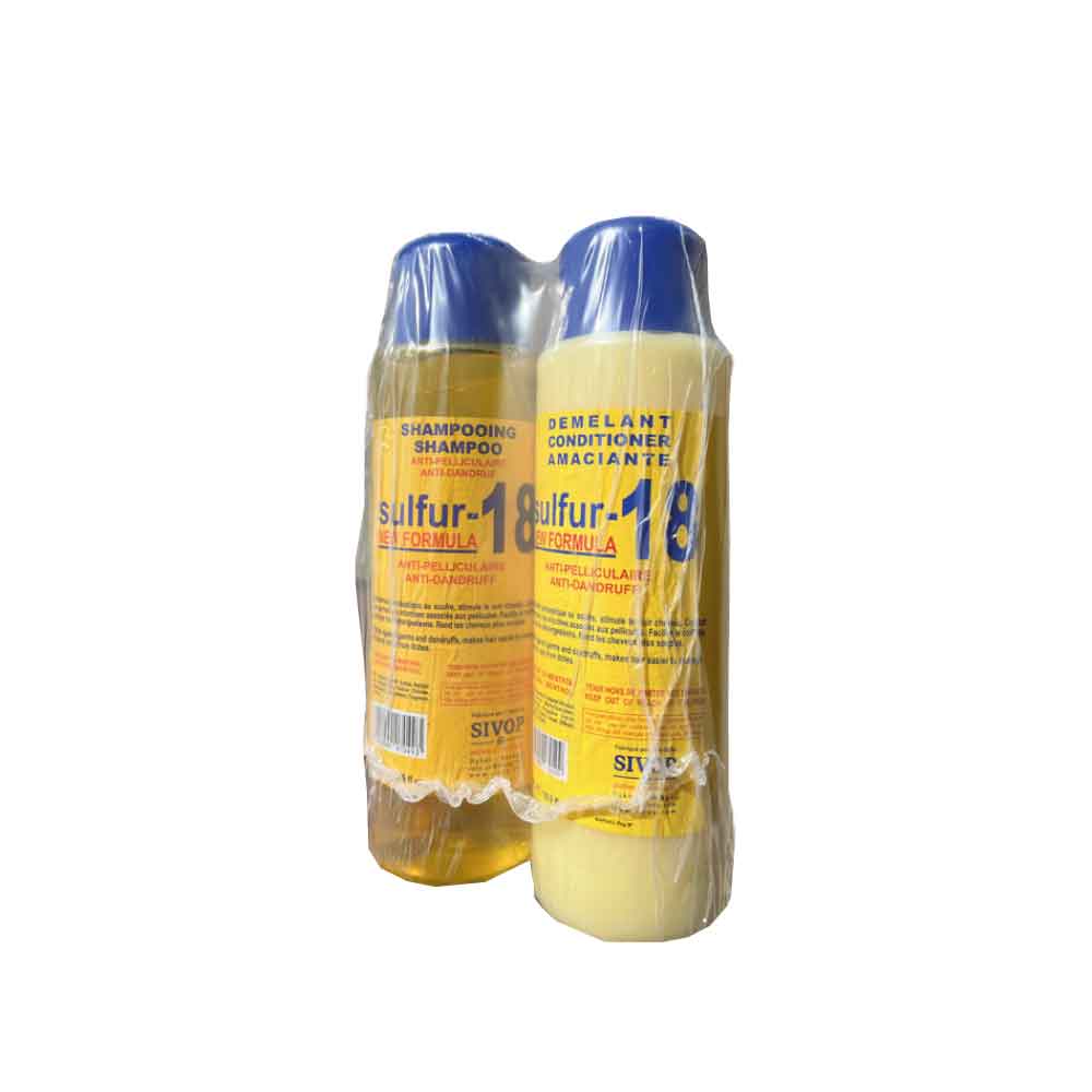 Shampooing et démêlant Sulfur 18 - Traitement anti-pelliculaire
