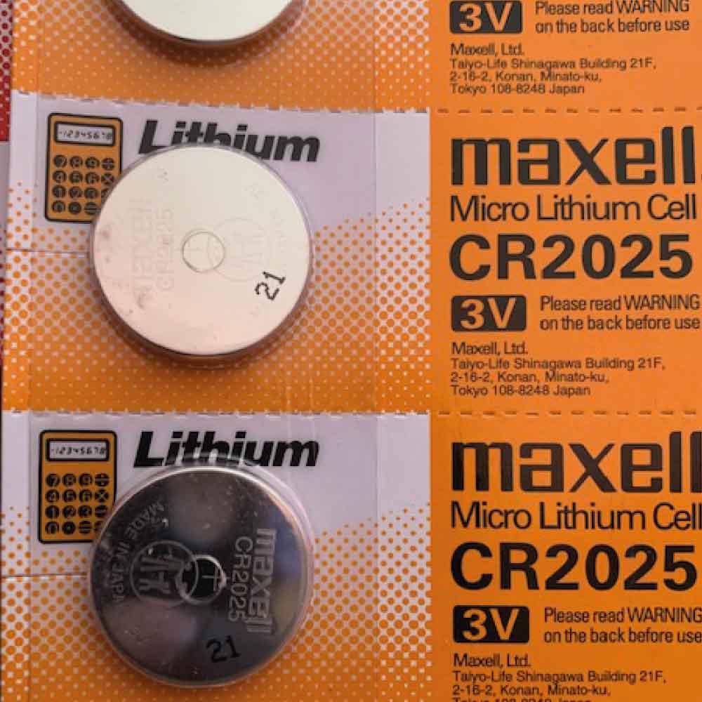Pile Lithium CR2025 Maxell 3V – La Solution puissante et fiable