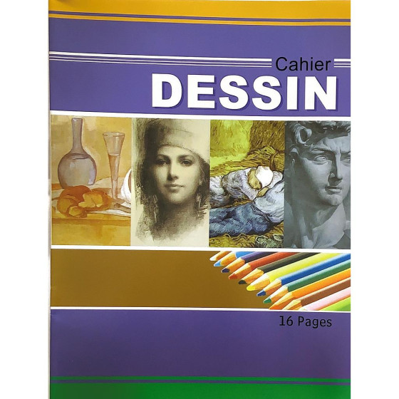 Cahier dessin 16pages et 32pages
