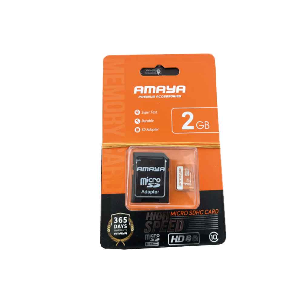 Carte mémoire 2 Gb Amaya Accessoires - Vente à Dakar
