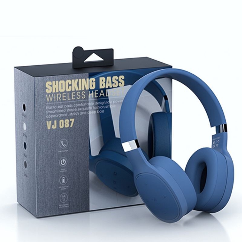 Casque Bluetooth Shocking Bass BH JBL VJ 087 Noir