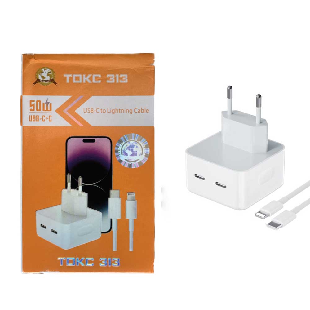 Chargeur iPhone USB-C 50 W - Rapide et Efficace