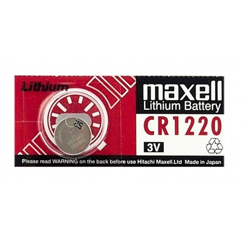 Pile CR1220 - Lithium 3V - Maxell