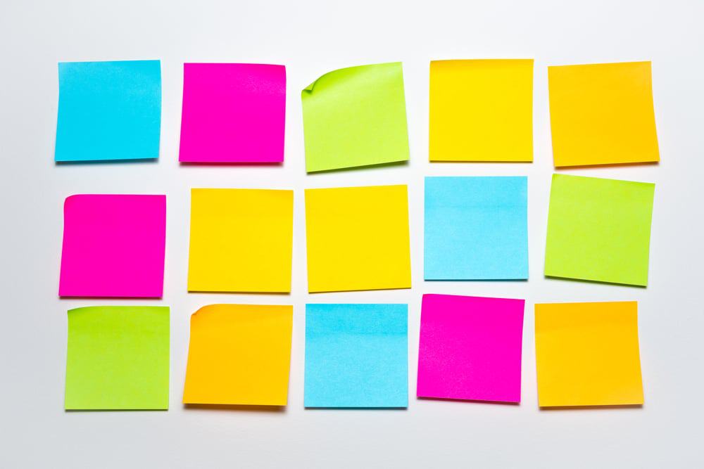 Post-it Notes Autocollantes Super Sticky, Couleurs