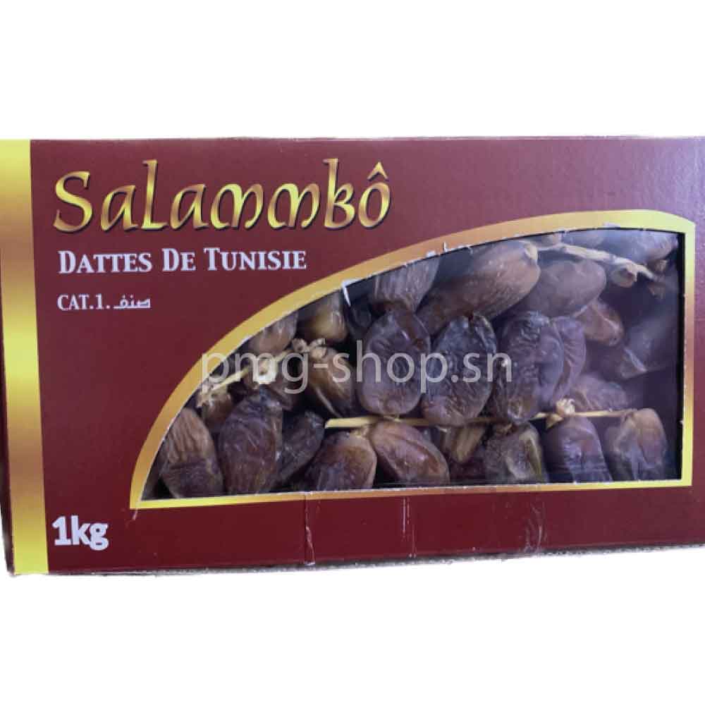 Dattes naturelles branchées Deglet Nour Pack de 12 Salammko