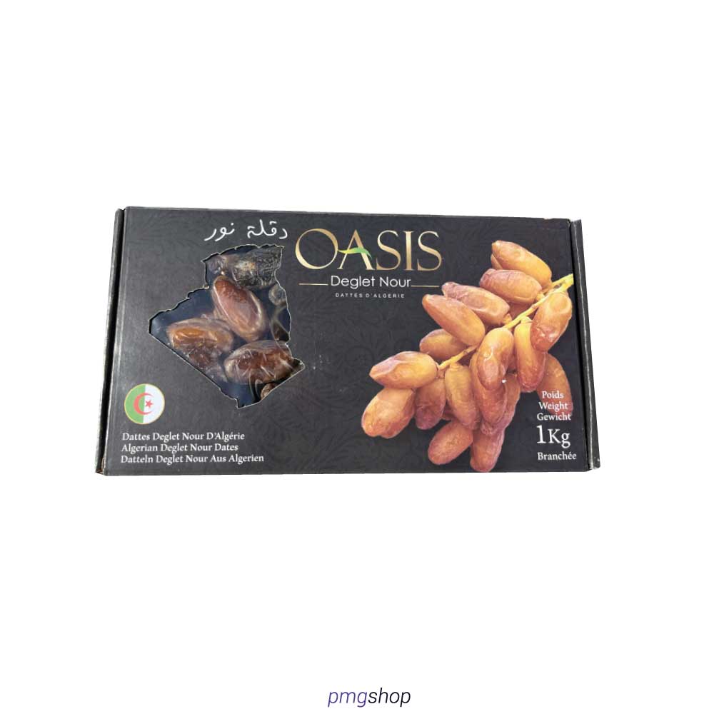 Dattes Deglet Nour Algérie carton de 12paquets de 1kg