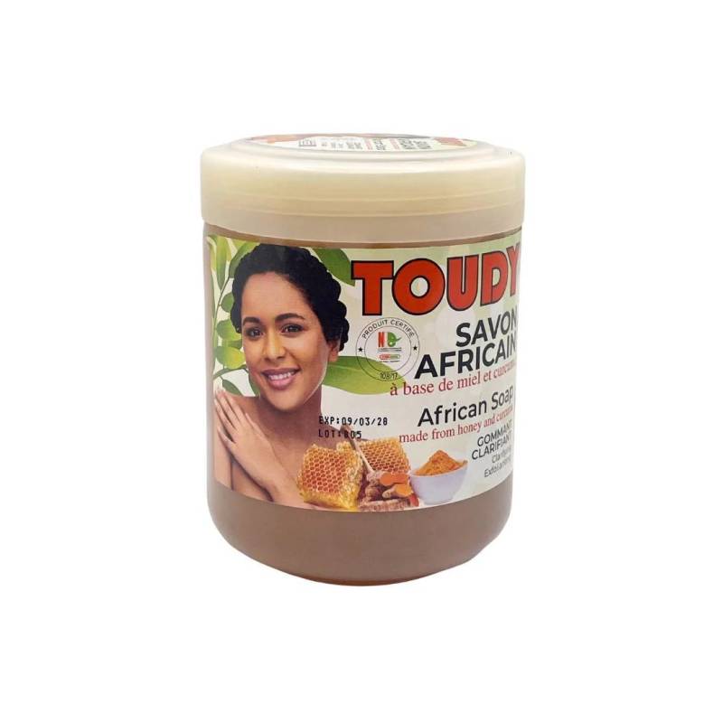 Savon africain Toudy Miel et Curcuma 350gr