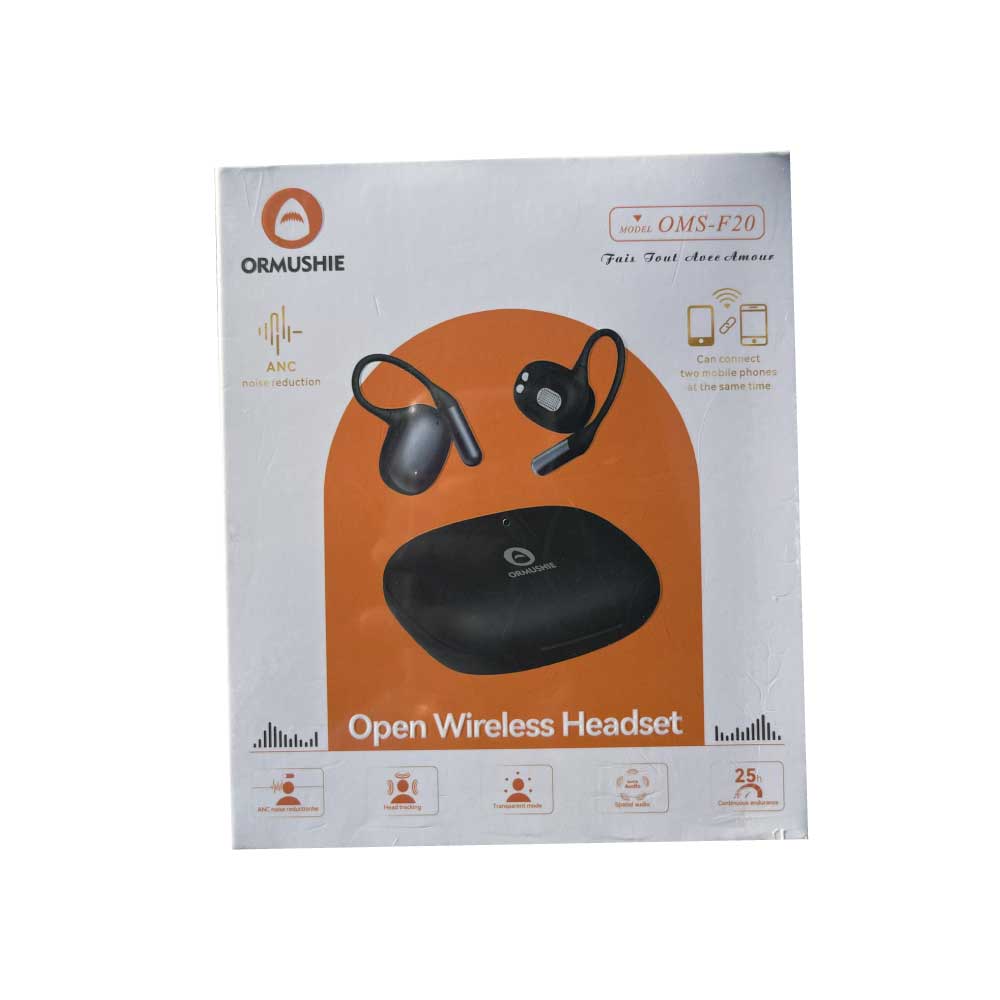 Écouteurs Bluetooth Ormushie OMS-F20 – Son immersif, réduction de bruit, autonomie 25h 