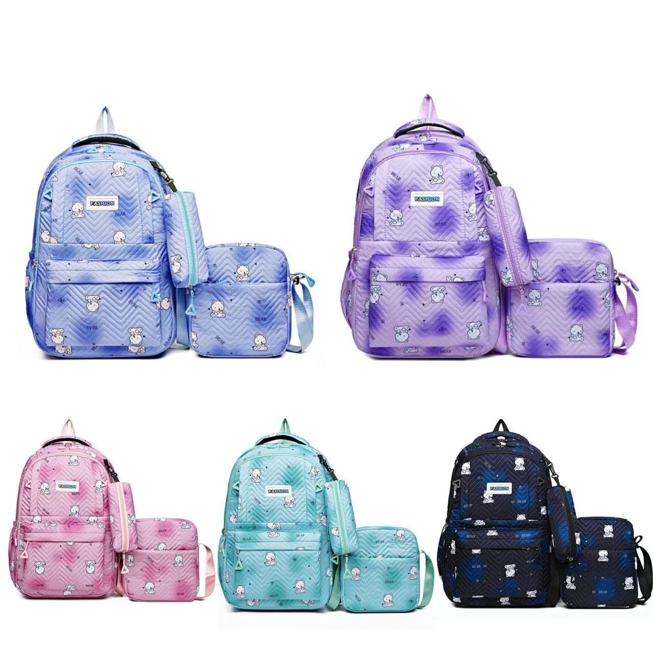 Sac à dos enfants 3 pièces