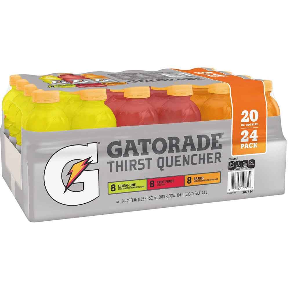 Boisson sportif Gatorade Pack de 24 bouteilles de 500ml