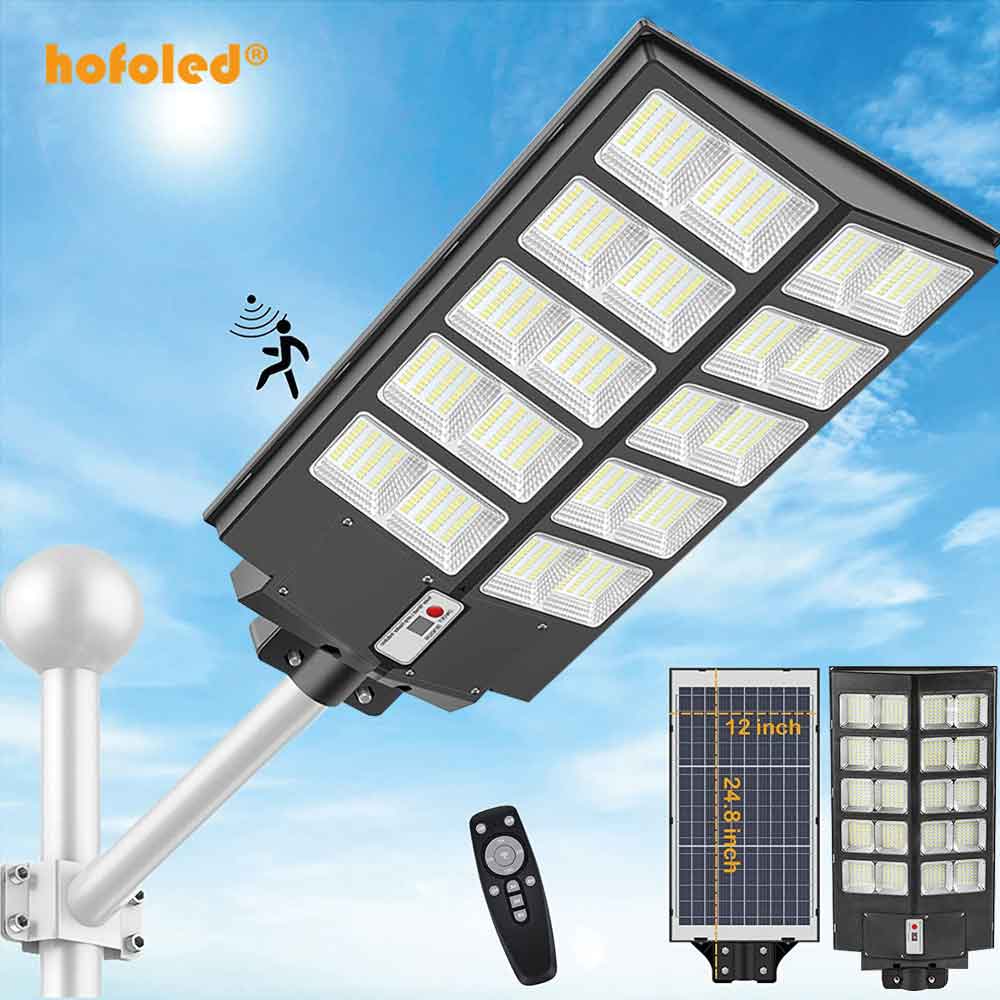 Lampadaire Solaire 1000W – Éclairage extérieur et intérieur, IP67 étanche