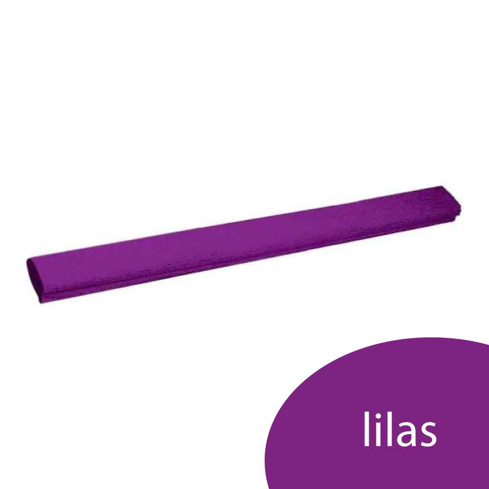 Papier crépon Canson Lilas 0,5x2,5 m - 30 g/mÂ²