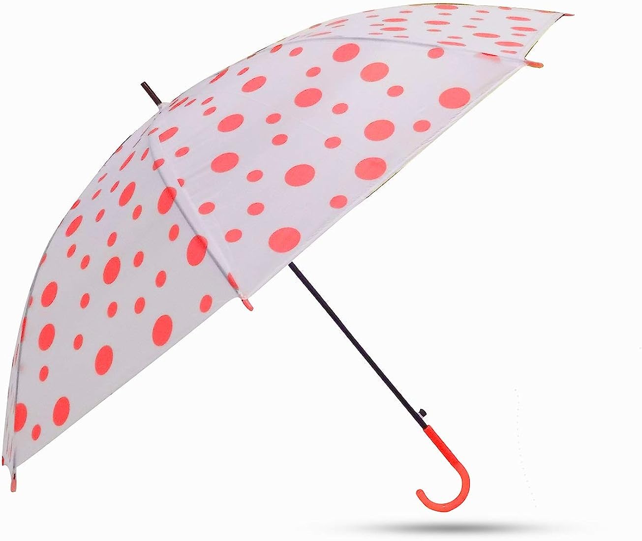 Parapluie à  pois en PVC de 21 pouces - Style protection sous la pluie