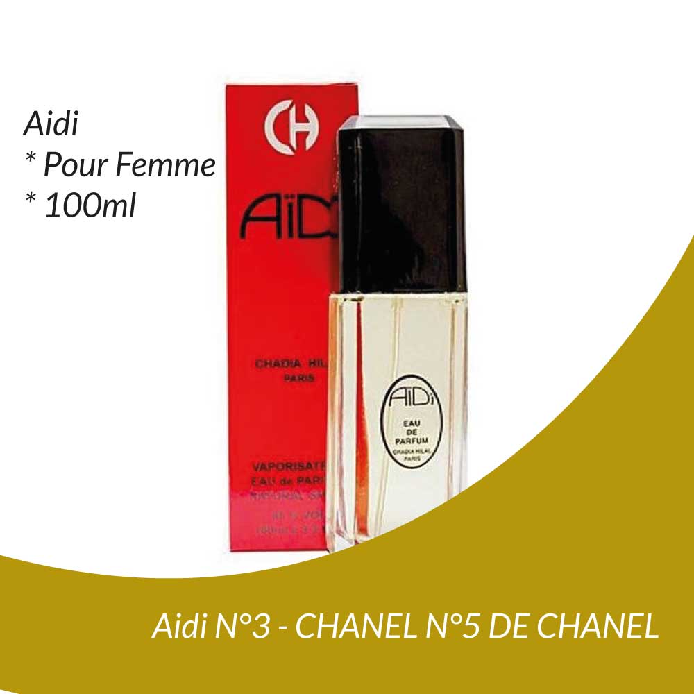 Parfum Aidi N°3 - Chanel N°5 DE Chanel