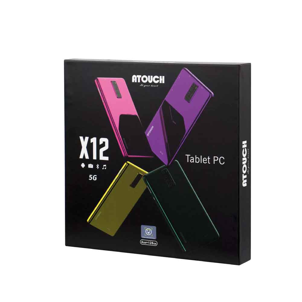 Tablet X12 - Puissance et Polyvalence avec 128 Go de Stockage et 4 Go 