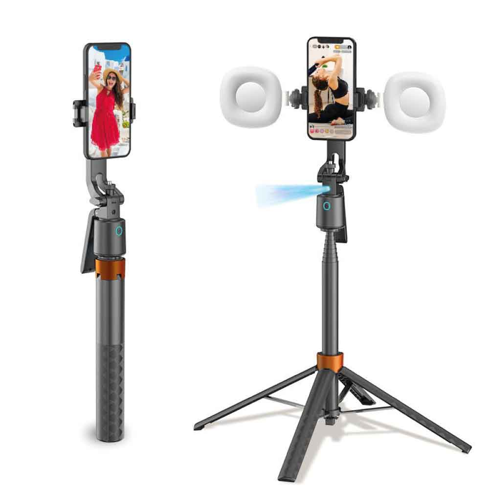 Trépied de Haute Qualité 180 cm avec Support Téléphone 360° - Auto A7 Pro