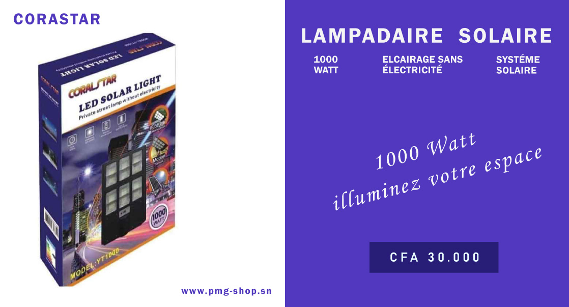 Lampadaire solaire