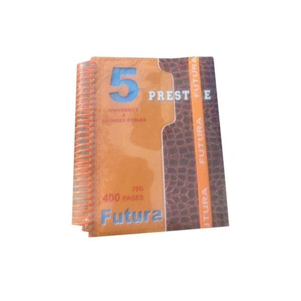 Cahier spirale 5 matieres 400pages