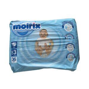 Couche bébé Molfix Taille 3 36pieces 4-9kg