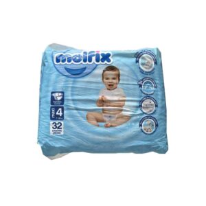Couche Bébé molfix taille 4 32pieces 7-18kg