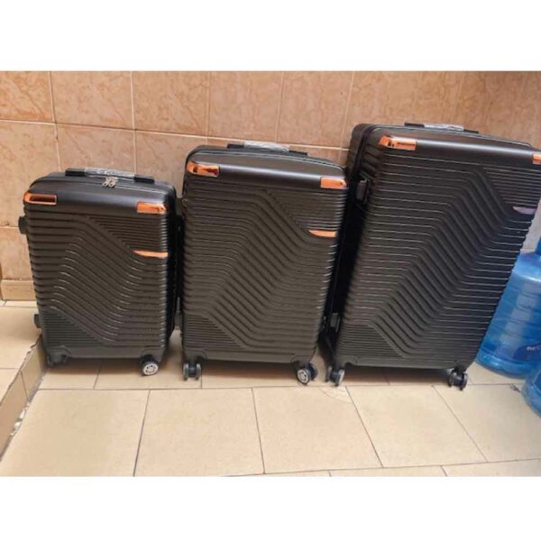 Valise de voyage ensemble de 3 noir