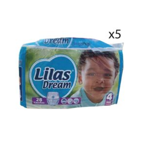 Couche lilas taille 4 balle de 5 paquets Couche lilas taille 4 balle de 5 paquets