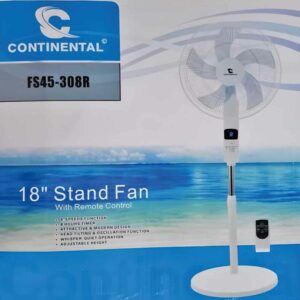 Ventilateur continental FS45-308R sur pied 16pouces