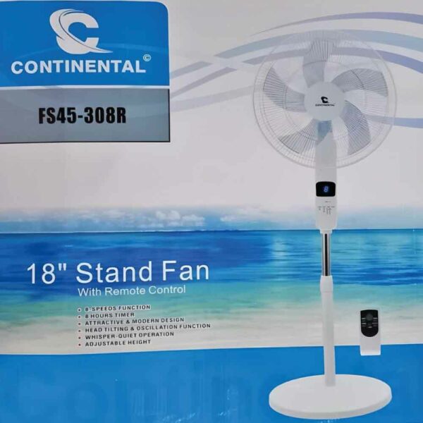 Ventilateur continental FS45-308R sur pied 16pouces